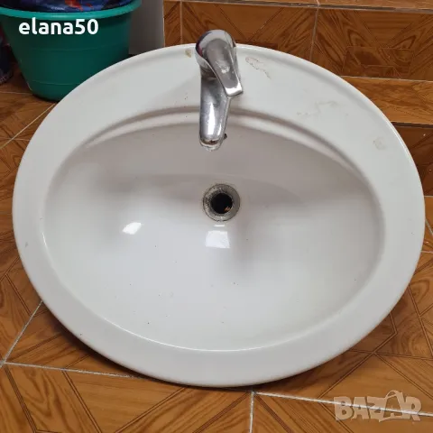 Кръгла мивка Видима