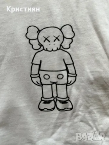 Тениска OFF-WHITE x KAWS ( L ), снимка 3 - Тениски - 47123147