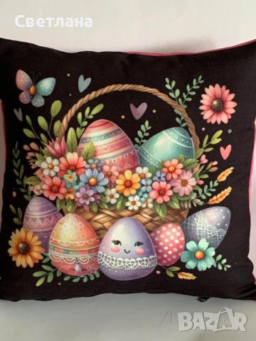 Великденски възглавнички, калъфки и тишлайфери, снимка 5 - Декорация за дома - 45261652