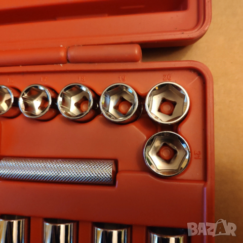 K INTERNATIONAL TOOLS 3/8 drive гедоре /гидория 26части къси дълги вложки камъни комплект, снимка 7 - Гедорета - 52915024