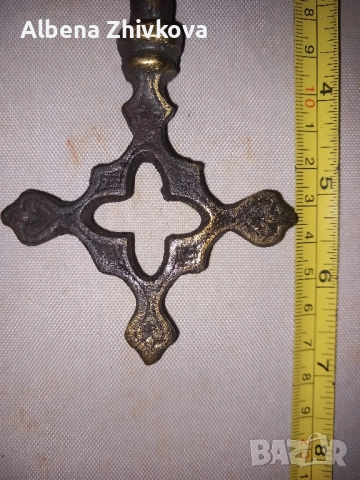 стар ключ - от бронз, снимка 6 - Антикварни и старинни предмети - 51997505