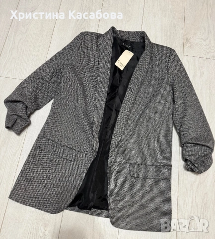 Ново сако пепит, размер М