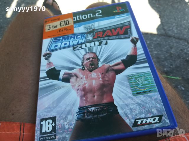 *SMACK DOWN RAW 2007 SONY PS2 GAME 0607241843, снимка 3 - Игри за PlayStation - 46495226