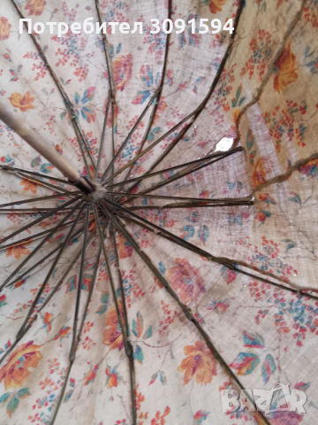  Колекционерски дамски чадър 1900-1920г, снимка 6 - Други ценни предмети - 44989455