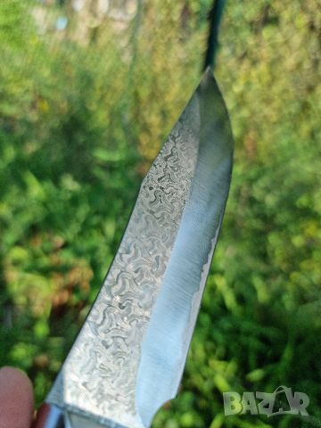 Нож Ръчна Изработка  Мечка Сребро 999, снимка 10 - Ножове - 45648275