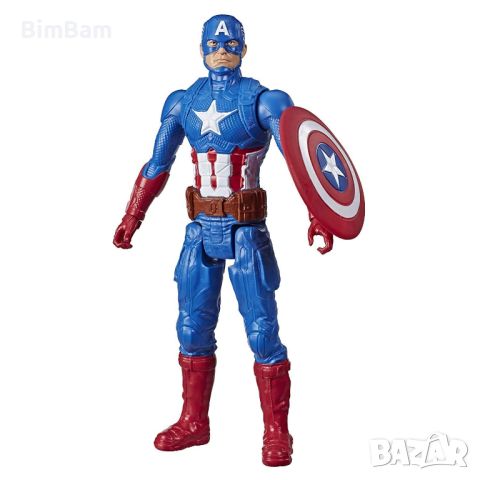 Оригинална фигура Captain America Marvel Avengers / Hasbro - 30sm, снимка 2 - Фигурки - 46019053