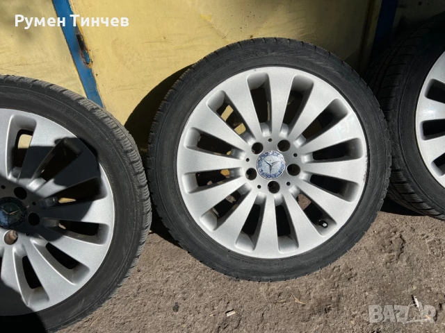 Оригинални джанти за Мерцедес 17 ки, снимка 3 - Гуми и джанти - 50901824
