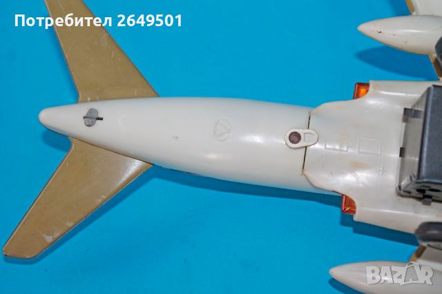 1960те СССР Самолет ТУ-134 играчка с батерии, работещ, снимка 6 - Колекции - 45149528