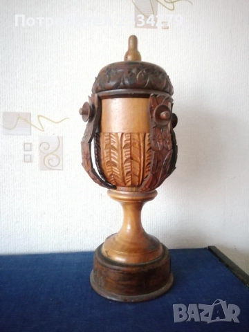 Стари статуи ръчна дърворезба от различни години, автори, държави, снимка 10 - Статуетки - 52544136