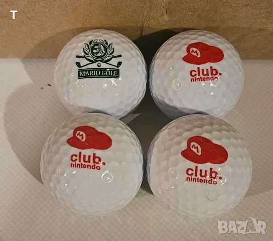 Super Mario голф топки - сет от 4 броя - Nintendo Club, снимка 2 - Колекции - 50180838