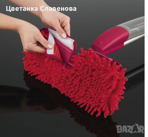 Спрей моп CLEANmaxx Гъвкав двулицев , за мокро и сухо почистване, снимка 3 - Други стоки за дома - 54039843