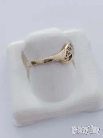 *златен пръстен 48775-3, снимка 3 - Пръстени - 39599764