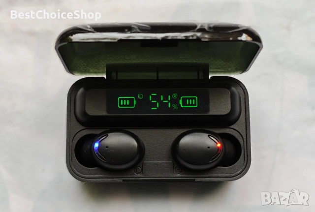TWS F9-5 – True Wireless Слушалки с Power Bank, снимка 4 - Bluetooth слушалки - 53420579