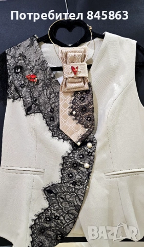 Ръчно изработен комплект, снимка 2 - Елеци - 53655128