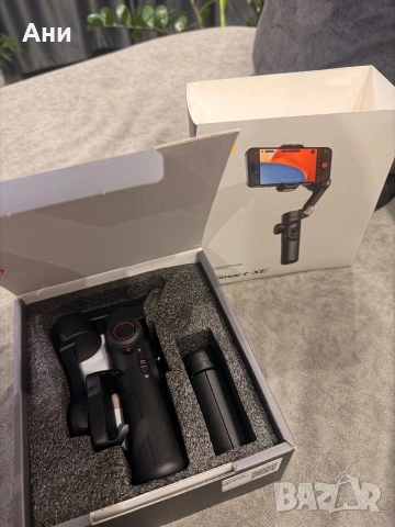 Сгъваемият 3-осев стабилизатор AOCHUAN XE е проектиран за смартфони, идеален за запис на видеоклипов, снимка 5 - Селфи стикове, аксесоари - 53526886