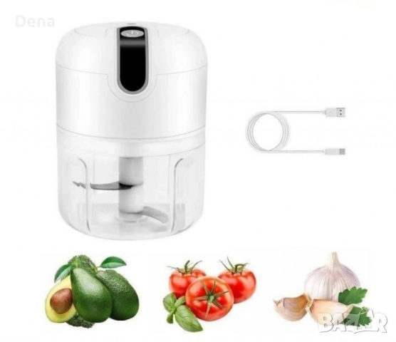 Мини чопър за чесън и подправки 