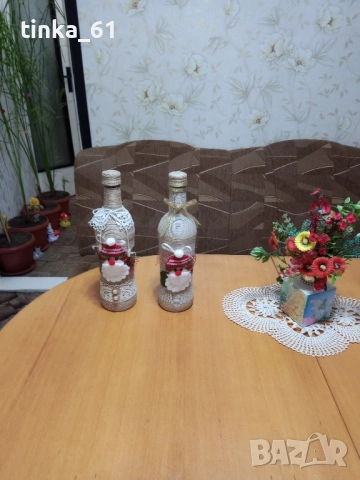 Коледни бутилки , снимка 2 - Други - 43060789