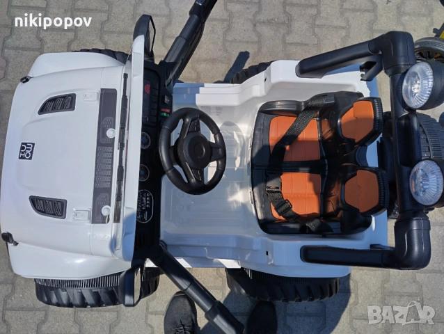US Двуместен акумулаторен джип FUEGO 4x4, снимка 11 - Детски велосипеди, триколки и коли - 53569359
