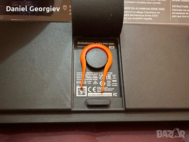 SteelSeries Apex Pro Mini Gen 3 геймърска клавиатура с OmniPoint 3.0 HyperMagnetic Сиучове, снимка 5 - Клавиатури и мишки - 53177719