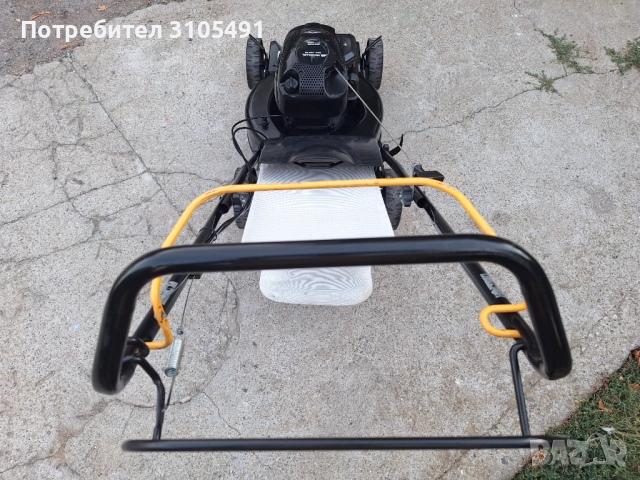 Косачка Husqvarna McCulloch Briggs 5 к.с. самоходна мулчираща с кош, снимка 7 - Градинска техника - 51646690