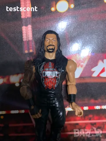 Екшън фигура WWE Roman Reigns Roman Empire Basic Series mattel Роман Рейнс играчка Red, снимка 2 - Колекции - 49171574