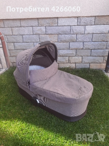 Бебешка количка 3в1 Cybex Talos S Lux+кош Cot S+адаптери+стол за кола Aton M i-size+рефлу легло, снимка 17 - Детски колички - 52497806
