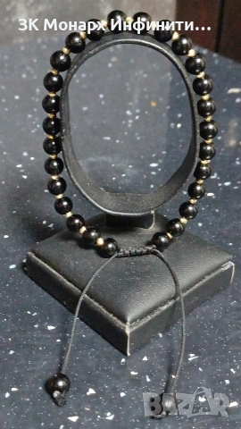 Златна гривна с топчета /585/