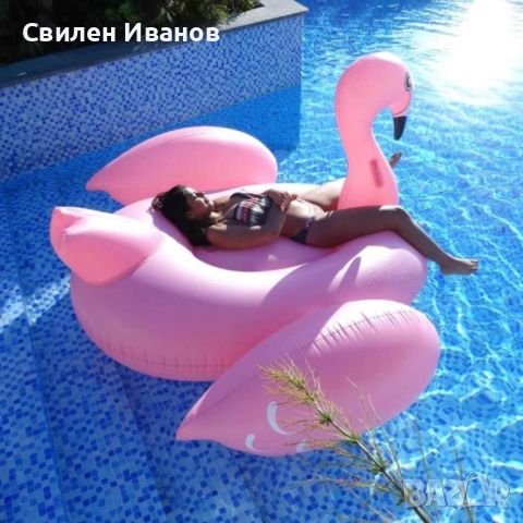 Плувайте с комфорт и стил с нашите надуваеми шезлонги-Фламинго, Еднорог или Лебед, снимка 15 - Басейни и аксесоари - 45305518