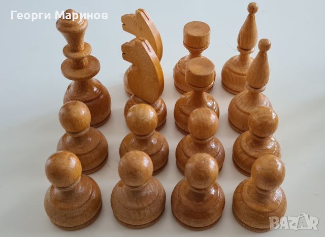 Дървени фигури за шах (не са комплект), снимка 4 - Шах и табла - 46317641