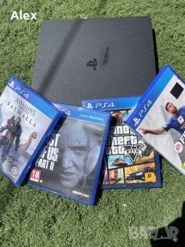 Playstation 4 1TB Slim (Ps4 Slim) + 4 игри, снимка 2 - PlayStation конзоли - 46214689