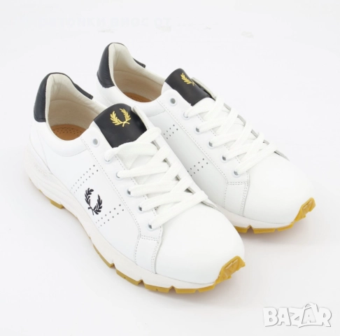 FRED PERRY Original Кожени , снимка 3 - Маратонки - 52372157