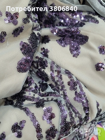 Рокля за празниците с пайети, снимка 5 - Рокли - 52540359