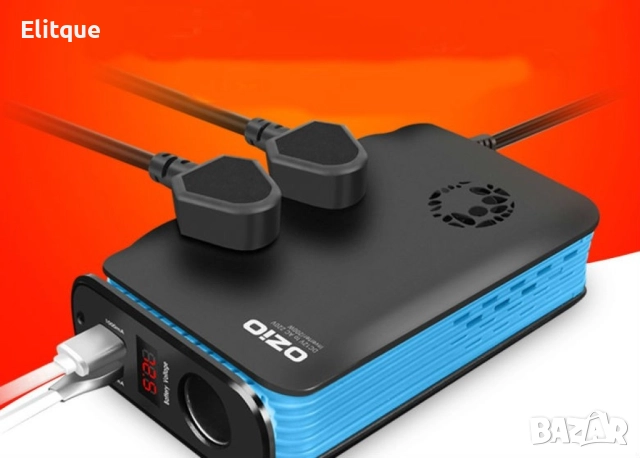Автомобилен инвертор OZIO, модел LB20D –  Inverter-1, снимка 2 - Други стоки за дома - 52816349