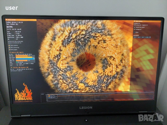 16GB RAM, GTX 1660Ti 6GB, Core i5-9300H 17.3" FULL HD геймърски лаптоп Lenovo Legion Y540 Y540-17IHR, снимка 13 - Лаптопи за игри - 54093475