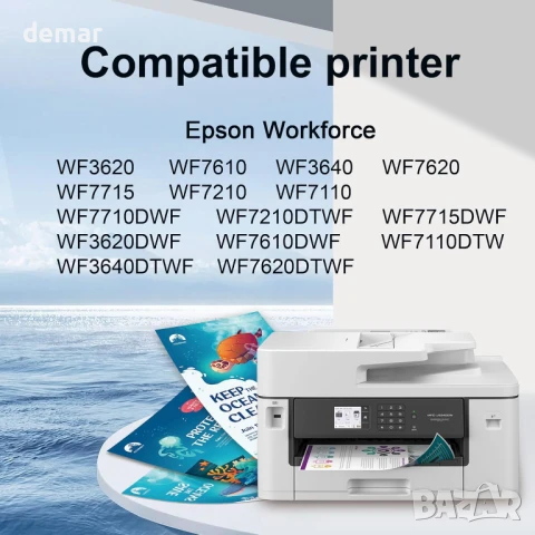 27XL мултипак касети за принтер, съвместими за Epson 27 XL Workforce (опаковка от 18 броя), снимка 4 - Консумативи за принтери - 50965814