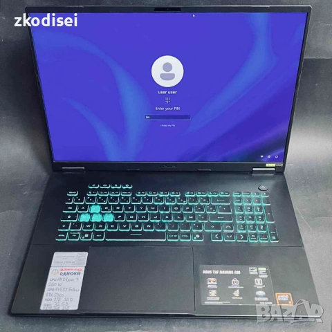 Лаптоп ASUS TUF GAMING A18 18,0 Инча, снимка 2 - Лаптопи за работа - 54224522