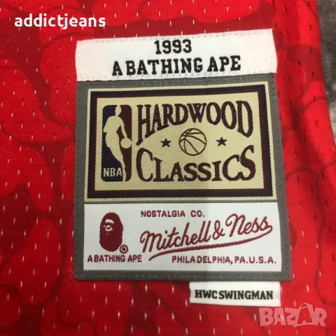 Мъжки потник Mitchell&Ness Bape 93 Miami Heat размер XXL, снимка 8 - Спортни дрехи, екипи - 48795241