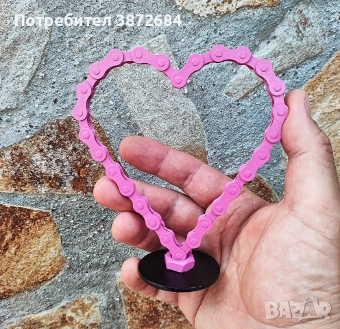 Сърце от рециклирани метални части, различни видове , снимка 5 - Декорация за дома - 53105347