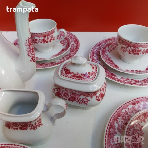 НАЙ ДОБРАТА ОФЕРТА  Порцеланов Сервиз за кафе / Чай Royal Derby , снимка 6 - Прибори за хранене, готвене и сервиране - 53181984