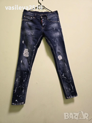 Dsquared2 оригинални дамски дънки , снимка 4 - Дънки - 53893016
