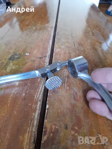 Стара преса за чесън #25, снимка 5 - Други ценни предмети - 50422704