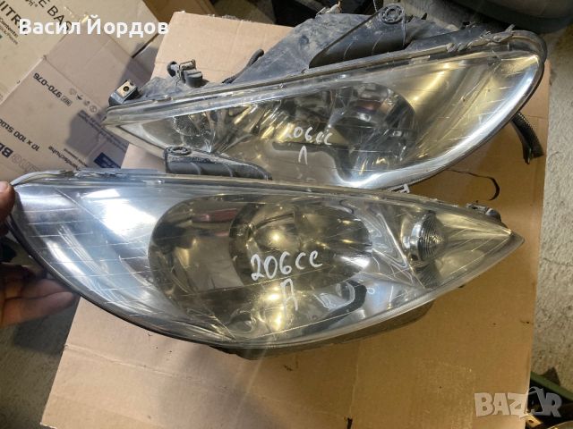 Ляв и Десен Фар за Пежо 206цц / Peugeot 206cc / Фарове за Пежо 206 / 9628666880, снимка 3 - Части - 46738773