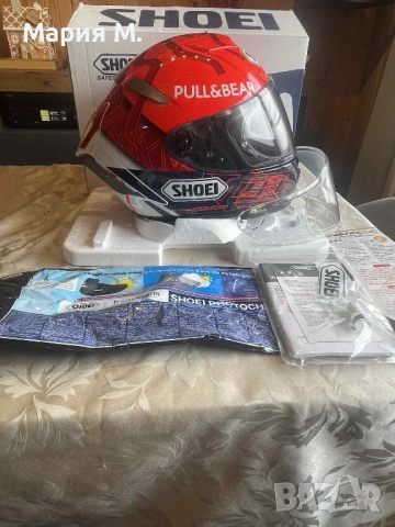SHOEI X-Spirit ||| Marquez 6, снимка 3 - Аксесоари и консумативи - 53037035