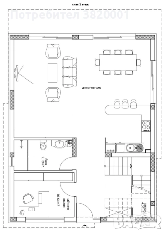 КЪЩА 350 М² С ТРИ СПАЛНИ НАД ЕВКСИНОГРАД, снимка 7 - Къщи - 51495963