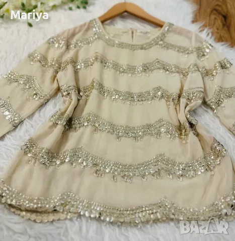 Пайетена блуза