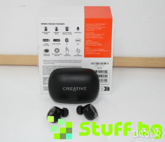 Безжични слушалки Creative Sensemore Air, снимка 5 - Bluetooth слушалки - 49181743