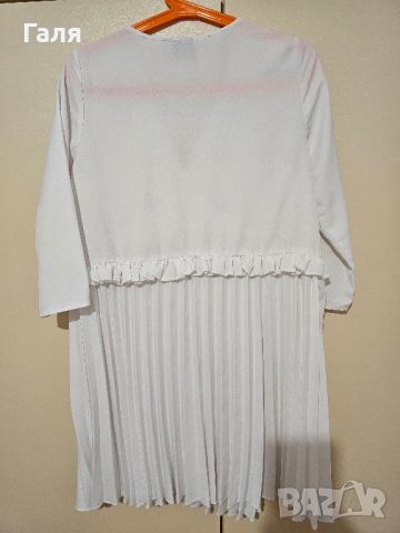 Бяла рокля ASOS, снимка 4 - Рокли - 45607616