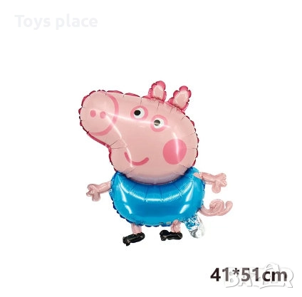 Целофанови балони Пепа Пиг Фолиеви балони, снимка 4 - Други - 52506761