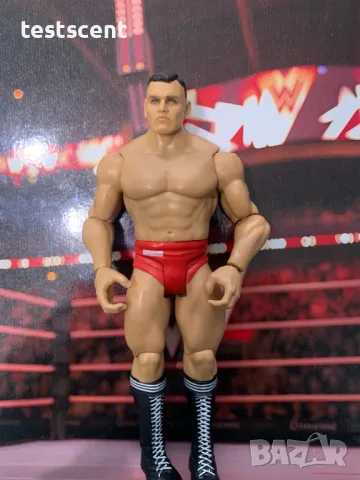 Екшън фигура WWE Gunther Гунтър The Ring General Mattel Basic играчка Imperium Red, снимка 6 - Колекции - 48364136