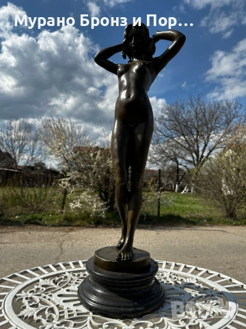 Масивна бронзова статуетка Pitta Luga – 76 см, 16 кг